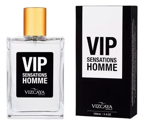 Perfume Masculino Vip Sensations Homme Edp 100ml Vizcaya