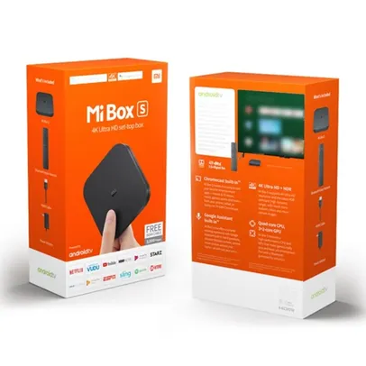 Mi TV Box S versão Global | R$ 282