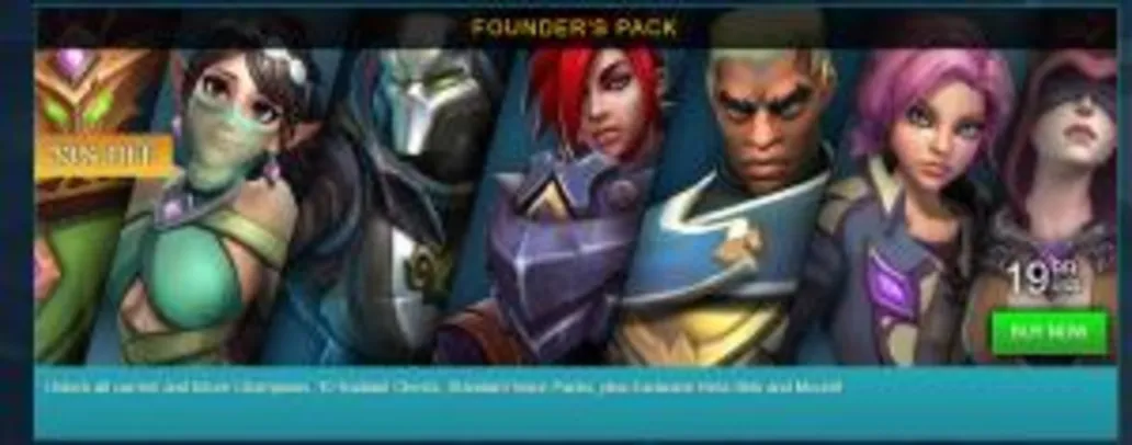 Paladins Founder's Pack - R$25