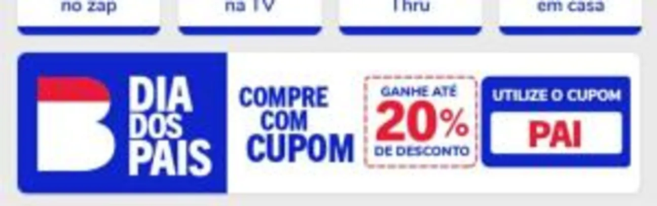 Até 20% OFF em uma seleção de itens | Pelando