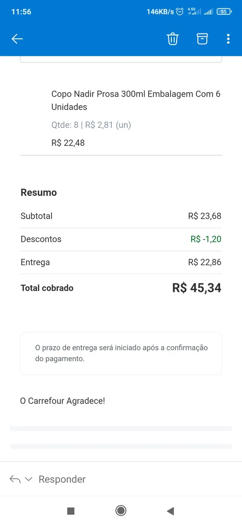 Imagen na descrição da promoção