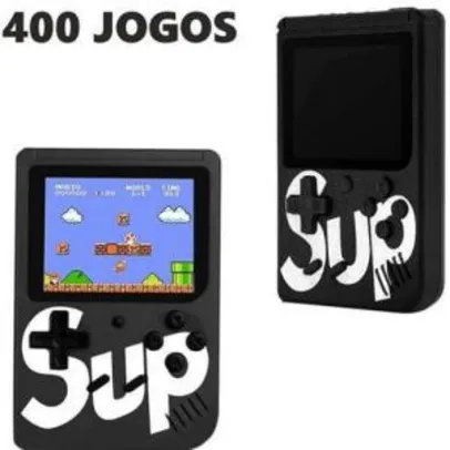 Video Game Portátil Mini Game Sup Game Box Plus 400 Jogos Retrô Oferta