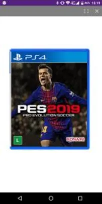 Game Pro Evolution Soccer 2019 - PS4 - R$ 90