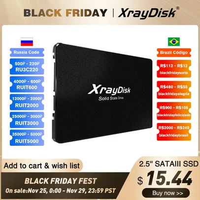 Saindo por R$ 411,69: SSD 128GB Xraydisk (5 UNIDADES) | Pelando