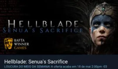 Hellblade: Senua's Sacrifice (PC) - R$ 37,33 (33% OFF)