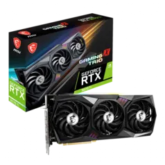 Placa de Vídeo MSI GeForce, RTX 3070 Ti Gaming X Trio, OC, LHR, 8GB GDDR6, DLSS, Ray Tracing