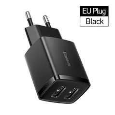 Carregador com Duas Portas USB 10.5W BASEUS [Compatível com Iphone]