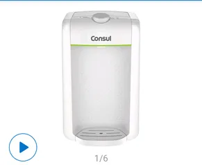 [Cashback Consul: R$100] Purificador de Água Consul Branco CPC31 AB | R$ 252