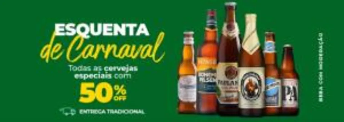 TODAS as Cervejas Especiais com 50% de Desconto