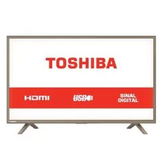 TV LED 32 Polegadas Semp Toshiba HD USB HDMI 32L1800 | R$702