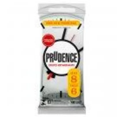 Preservativo Lubrificado Prudence Efeito Retardante - 8 unidades | R$10