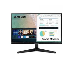 Smart Monitor Samsung, 24 Pol, Full HD, IPS, Plataforma Tizen, HDMI/Bluetooth, LS24AM506NLMZD