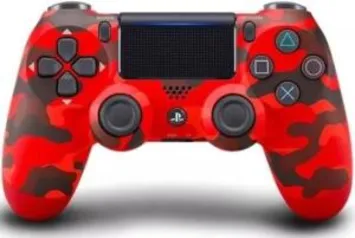 Controle Joystick Sony Dualshock 4 Red Camouflage