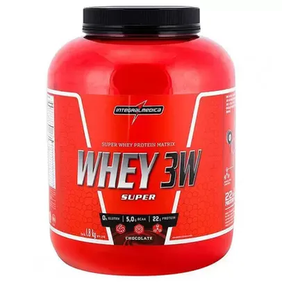 Whey Protein Integralmédica Chocolate 3W Super - 1,8Kg