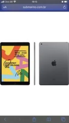 iPad (7ª geração) 32GB | R$2755