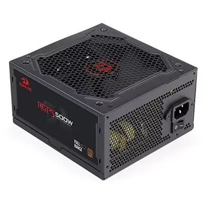 Fonte Gamer Redragon RGPS 500W 80 Plus Bronze Preta GC-PS001-1