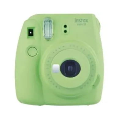 Câmera Instantânea Fujifilm Instax Mini 9 Verde Lima + Brinde Filme com 10 Poses - R$ 426,55