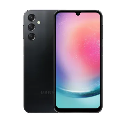 Smartphone Samsung Galaxy A24 128GB 4GB RAM Câmera Tripla + Selfie 13MP Octa-Core Tela 6.5&quot;- Preto