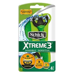 Schick Aparelho Xtreme 3 Sensitive (Verde) 1X4*