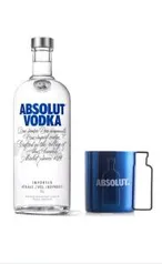 Kit Vodka Absolut Original 1L + Caneca Plastico 300ml - R$80