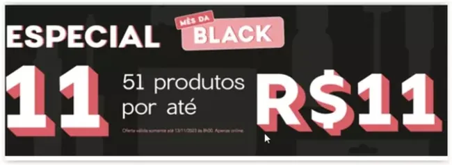 Promoção Oceane , 51 produtos por até R$ 11,11