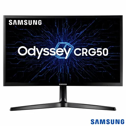 [PRIME R$989] Monitor Gamer Curvo Samsung Odyssey 23,5" FHD com 144Hz, FreeSync, HDMI/DisplayPort CRG50