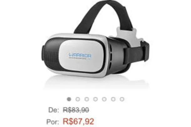 Óculos 3D Realidade Virtual Warrior, VR Glasses - JS080