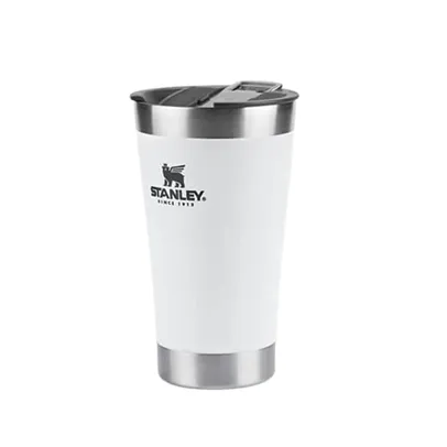 [CC MASTERCARD] Copo Térmico de Cerveja Stanley com tampa e abridor – Aço Inox e Parede Dupla - 473ML