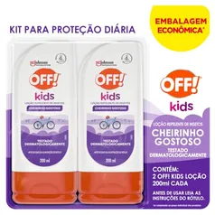 OFF! Repelente Kids Loção 2 Unidades 200ml Cada