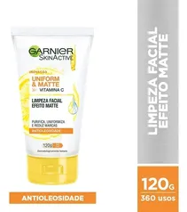 Gel de Limpeza Facial Uniform&matte Vitamina C 120g Garnier 