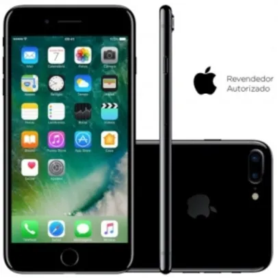 Smartphone Apple iPhone 7 Plus 128GB Desbloqueado Preto Brilhante por R$ 3600