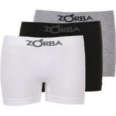 Kit Com 3 Cuecas Boxer Zorba Sem Costura - Black Day Submarino - R$29,88