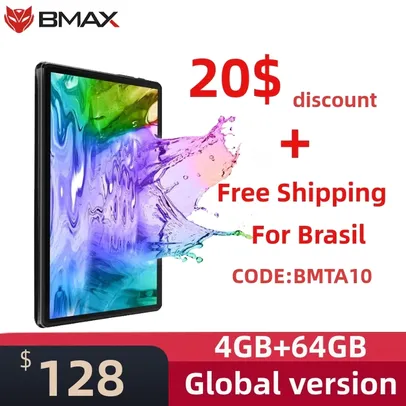 Tablet BMAX i10 64GB | R$505