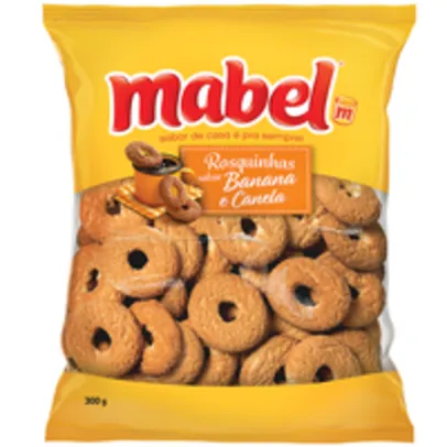 Biscoito Rosquinha MABEL Banana e Canela 300g