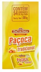 [PRIME] PAÇOQUINHA 54und - 20gr | R$ 22