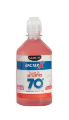 [APP + Club da Lu] Álcool em Gel 70% Antisséptico Água de Coco - 450ml Studio 35 Bacter-X