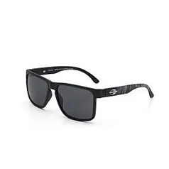 Óculos de Sol Mormaii MONTEREY M0029 ACO 01 Preto Lente Cinza Tam 56 | R$263