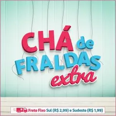 Promoção Chá de Fraldas Extra - Até 50% de desconto