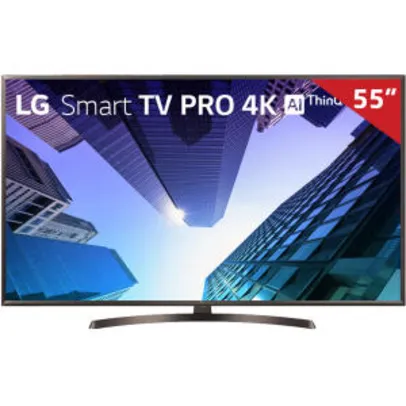 Saindo por R$ 2321: Smart TV LED 55" LG 4K 55UK631C 4 HDMI - R$2.321 | Pelando