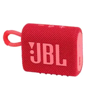 Caixa de Som JBL Go 3, Bluetooth, Vermelho