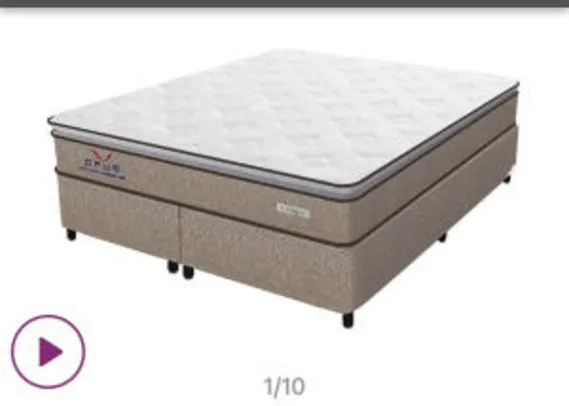 Cama Box Queen Molas Ensacadas 28cm Plumatex Ópus [cliente ouro | R$1296]