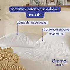 Travesseiro Emma Comfort Light Emma: Conforto acessível
