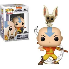 [95 reais com AME] Funko pop! Animação: Avatar - Aang com Momo