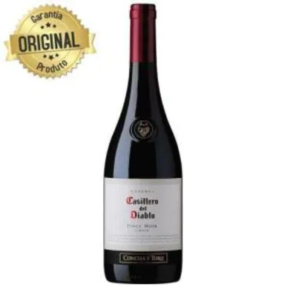 Vinho Chileno Casillero Del Diablo Pinot Noir Tinto Seco 750ml - Concha Y Toro - Frete Prime