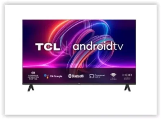 Smart TV TCL S5400A 43 Polegadas LED FHD, HDMI e USB, Bluetooth, Wi-Fi, Android, Dolby Áudio, HDR - 43S5400A