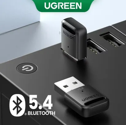 UGREEN USB Bluetooth 5.4 5.3 Adaptador Receptor De Transmissor Sem Fio Dongle Para PC Windows 11 10 8.1 7 Fone De Ouvido Estéreo