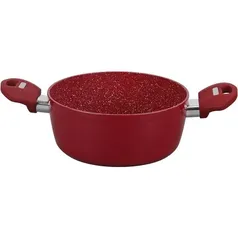 [AME SC R$ 9,89] Caçarola sem Tampa DreamCook Antiaderente 20cm Vermelha - Classic Home