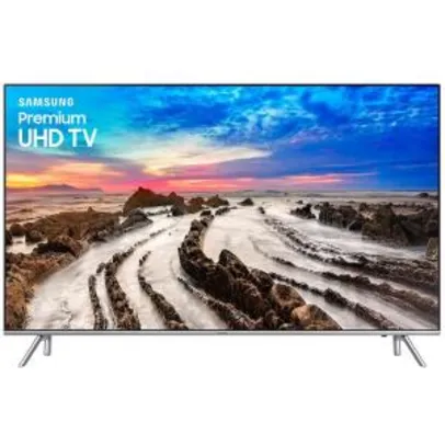 Smart TV Ultra HD LED 55'' Samsung, 4K, 4 HDMI, 3 USB, com Wi-Fi - UN55MU7000 | R$2.959