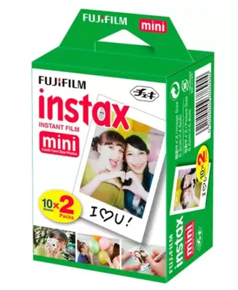 Filme Instantâneo Fujifilm Instax Mini - Branco 20 Poses