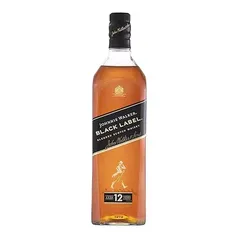 Whisky Escocês Blended Black Label Johnnie Walker Garrafa 750ml